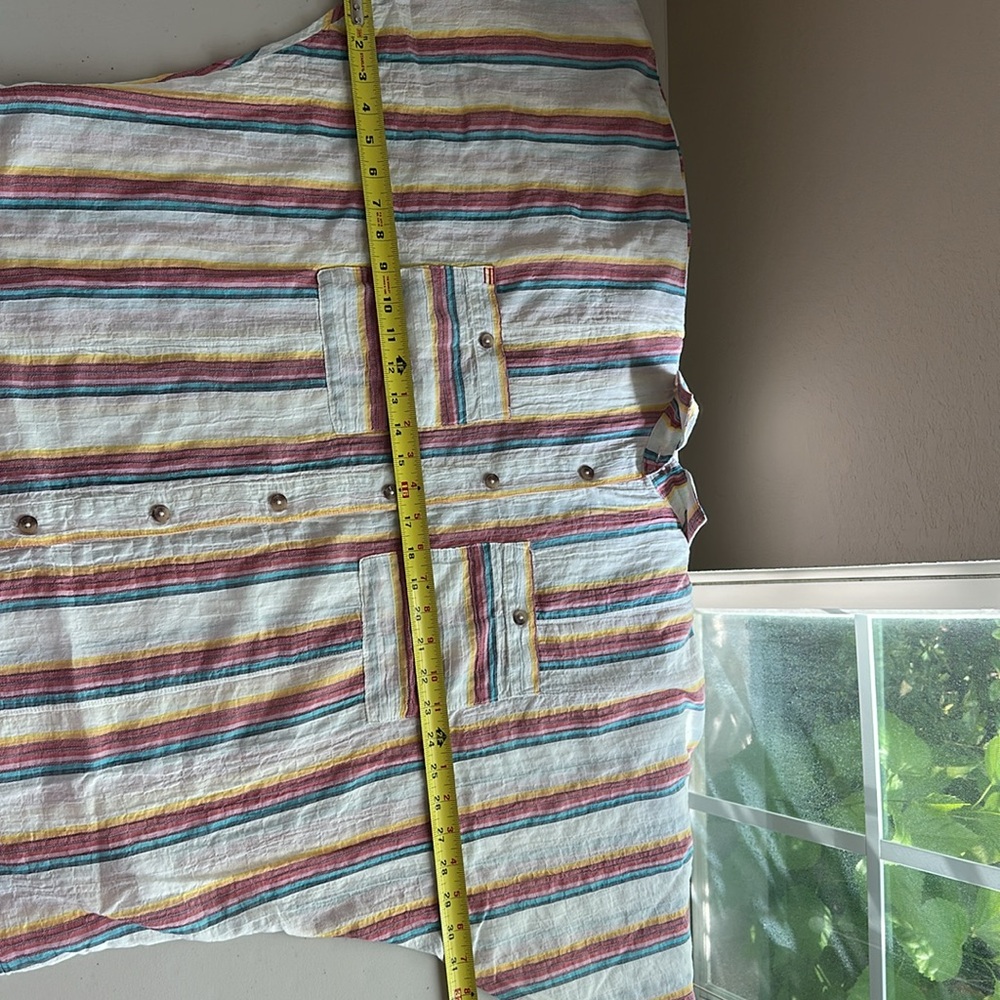 99% Cotton BDG Multicolor Striped women’s Shirt Size S/P - Picture 6 of 13